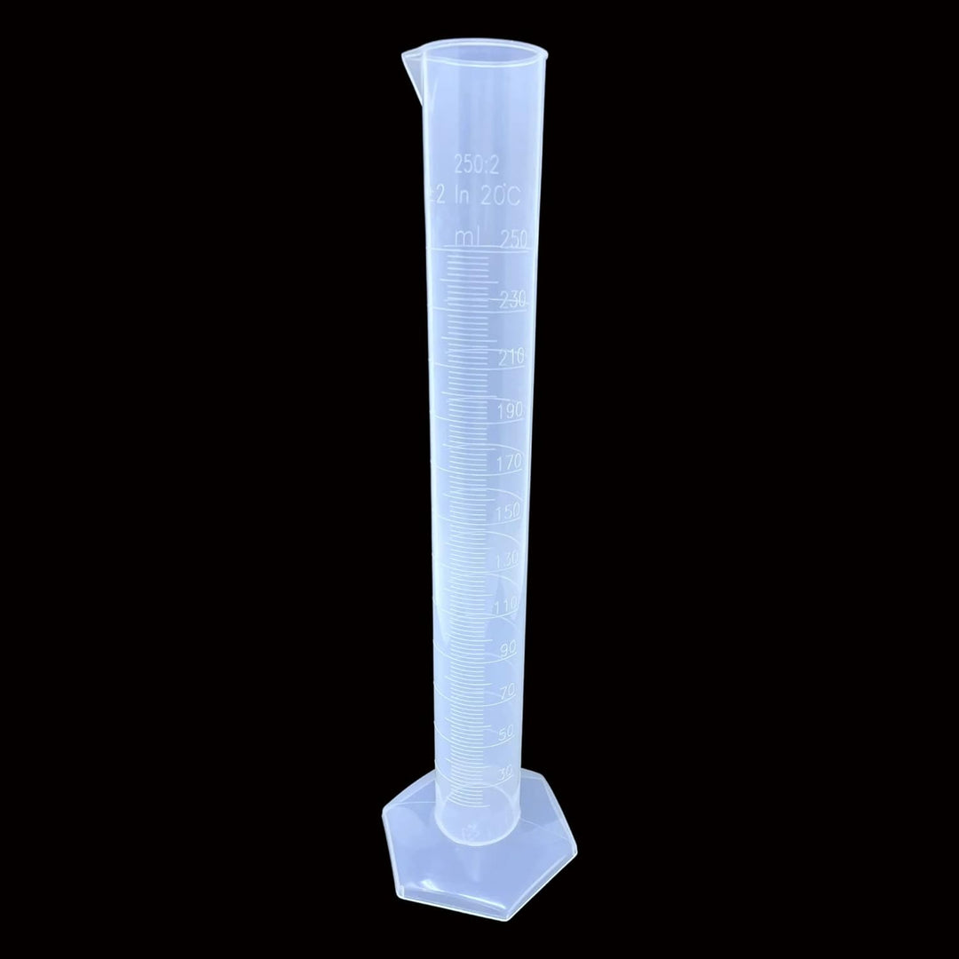 LABART (Polylab) Plastic Transparent Graduated Measuring Cylinder