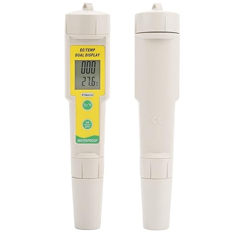 LABART Waterproof 2 In 1 Water Quality Tester EC & TEMP Water Hardness Multifunctional Meter EC-035