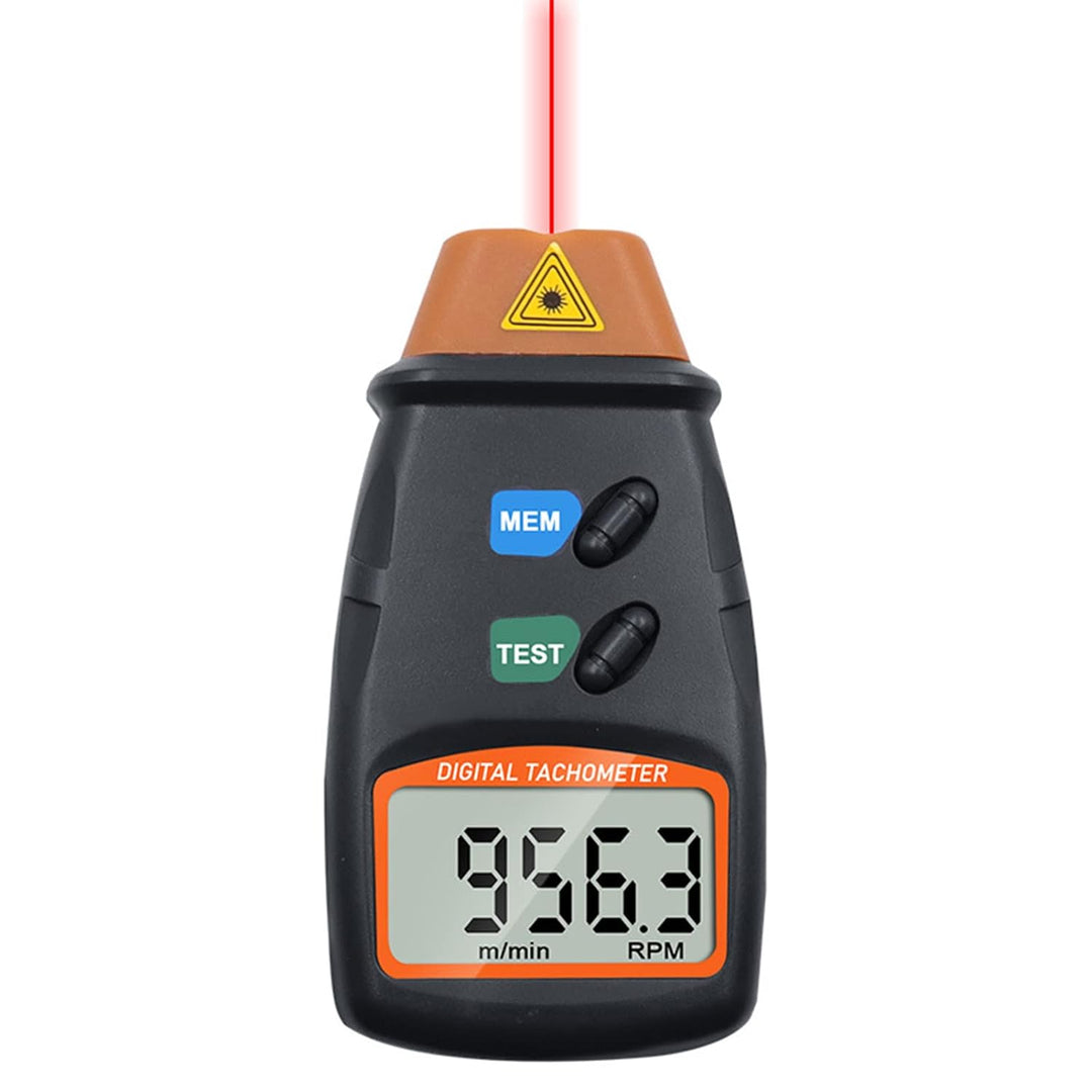 LABART Digital Laser Non Contact Tachometer Photoelectric Speedometer DT-2234C+