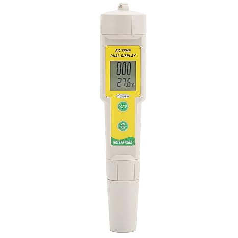 LABART Waterproof 2 In 1 Water Quality Tester EC & TEMP Water Hardness Multifunctional Meter EC-035