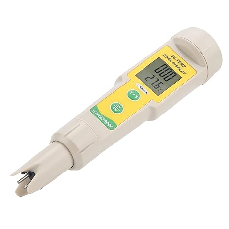 LABART Waterproof 2 In 1 Water Quality Tester EC & TEMP Water Hardness Multifunctional Meter EC-035