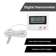 LABART Digital Waterproof Refrigerator Thermometer with Large LCD Display For Cold Freezer & Fridge
