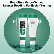 LABART 5-in-1 Digital Water Tester with Voice Function pH/TDS/EC/Salinity/Temp