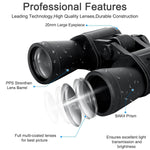 Load image into Gallery viewer, Binoculars 20 x 50 Powerful Prism Binocular Telescope Outdoor with Pouch
