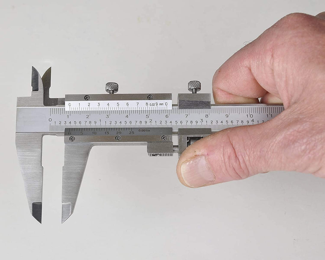 Stainless Steel Non-Digital Caliper, Metric Manual Micrometer, 0.02mm Accuracy