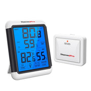 LABART TP65 Digital Wireless Hygrometer Temperature Humidity Monitor with Jumbo Touchscreen and Backlight
