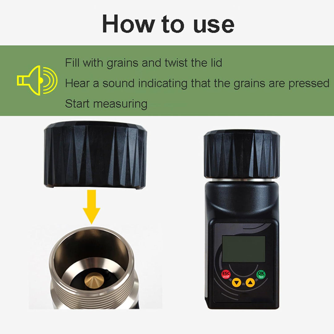 LABART Smart Grain Moisture Meter for 40 Kinds of Grains LT-2 Pro