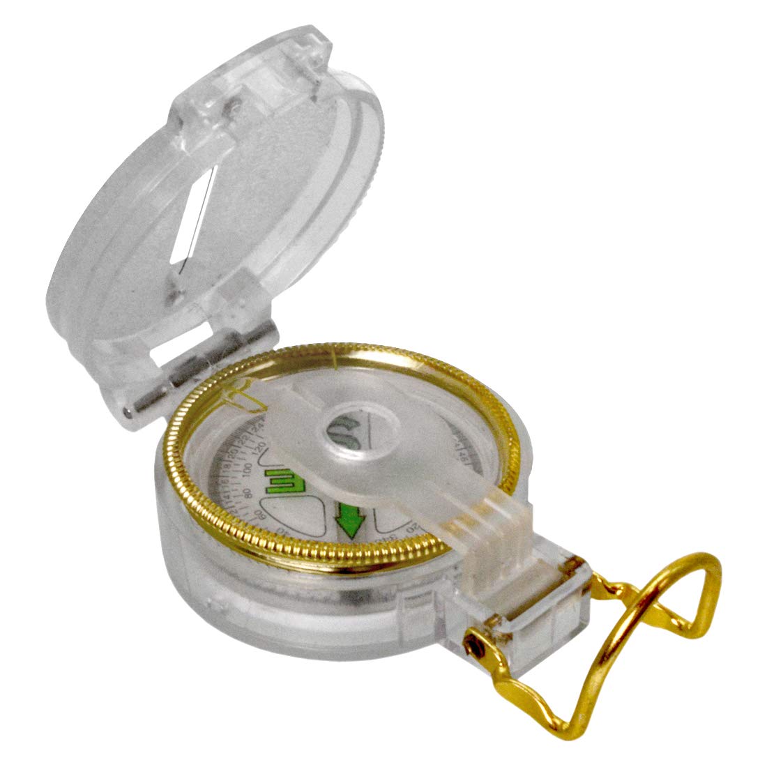 Metal Case Floating Luminous Dial Foldable Engineer Directional Compas ...