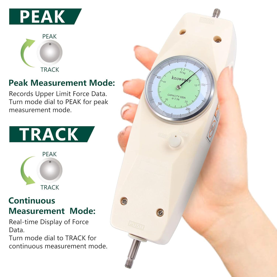 LABART Mechanical Analog Push Pull Gauge and Analog Dynamometer NK-500