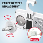 Load image into Gallery viewer, LABART Waterproof Refrigerator Thermometer with Large Backlit LCD and Max/Min Records TP110