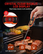 LABART ThermoPro TP15H Digital Waterproof Thermometer with Long Probe