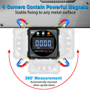 LABART Digital Inclinometer with Electronic Laser-4-side Strong Magnetic Angle Gauge