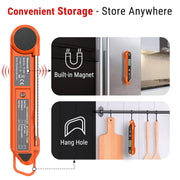 TP03H Digital Meat Thermometer for Grilling Waterproof Kitchen Food LCD Thermometer with Backlight