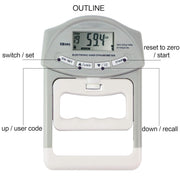 LABART Digital Hand Dynamometer Grip Stength Meter - 90 Kg / 200 lbs