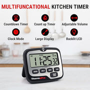 LABART TM01 Kitchen Timers for Cooking with Count Up Countdown Timer, Digital Timer for Kids Students with Touch Backlight
