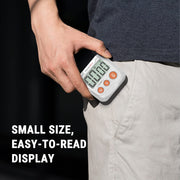 LABART TM03 Digital Timer for Kids & Teachers, Kitchen Timers for Cooking with 2-Level Alarm Volume, Countdown Timer Stopwatch