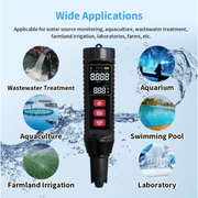 LABART 7-in-1 Digital Multifunctional Water Tester with TDS/EC/pH/ORP/S.G./Salinity/Temp.