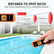 LABART TP410 Infrared Thermometer Gun for Cooking, Temperature Gun with Range -58℉~1022℉ for Pizza Oven Accessories