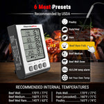 Load image into Gallery viewer, Labart Leave-In 4-Probes Meat Thermometer TP17H