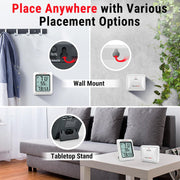 LABART TP60 Digital Hygrometer Indoor Outdoor Thermometer Wireless Temperature and Humidity Gauge