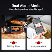 LABART TempSpike 600 ft Wireless Meat Thermometer with Ultra-Thinner Probe TP971