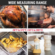 LABART TP03B Digital Meat Thermometer for Cooking with Backlight