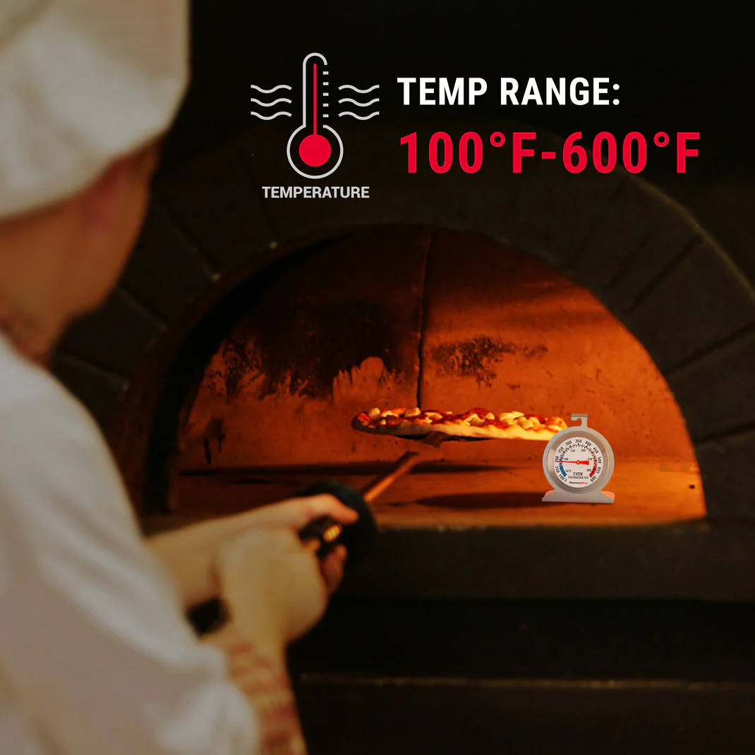 TempPro AOT200 Oven Thermometer, 0-300°C/100-600°F Smoker Temperature Gauge