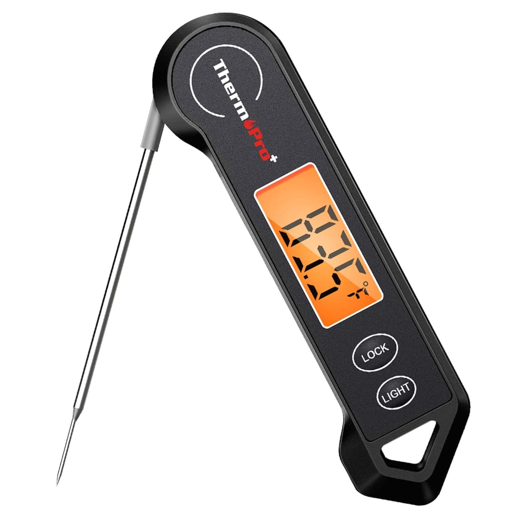 LABART Digital Instant Read Meat Thermometer – Waterproof with Backlit Display for Grill, BBQ & Cooking TP19H
