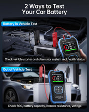 LABART BTM-24 Car Battery Tester 12V 24V, 0-2000 CCA Automotive Alternator Tester, Battery Life Voltage Internal Resistance Charging