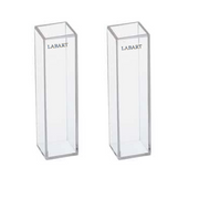 LABART™ 10mm Pathlength, 3.5ml Quartz Fluorometer Cuvette, 4 Windows, LFL2Q-204