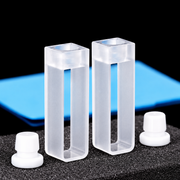 LABART™ Quartz Spectrophotometer Cuvette, 2 Windows with Stopper LSP1Q-284