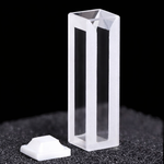 Load image into Gallery viewer, LABART™ 10mm Pathlength, 0.70ml Quartz Fluorometer Cuvette, 4 Windows LFL2Q-514