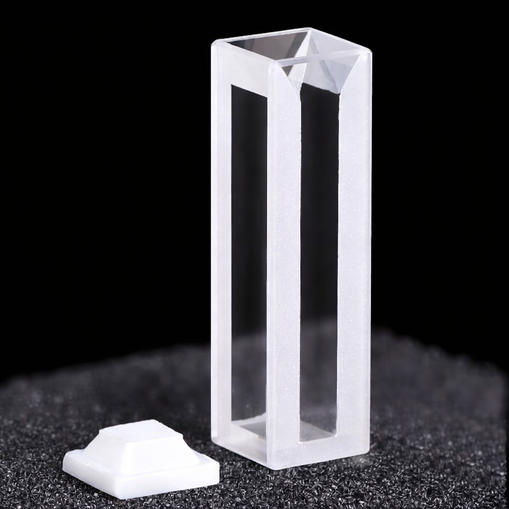 LABART™ 10mm Pathlength, 0.70ml Quartz Fluorometer Cuvette, 4 Windows LFL2Q-514