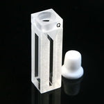 Load image into Gallery viewer, LABART™ Quartz Spectrophotometer Cuvette, 2 Windows with Stopper LSP1Q-284