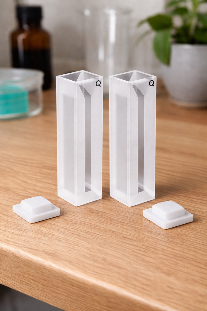 LABART™ 10mm Pathlength, 0.7ml Quartz Micro Spectrophotometer Cuvette, 2 Windows, LSP1Q-244