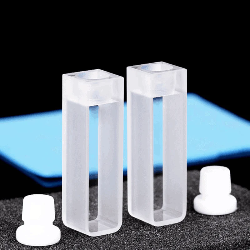 LABART™ Quartz Spectrophotometer Cuvette, 2 Windows with Stopper LSP1Q-384