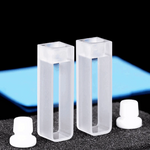 Load image into Gallery viewer, LABART™ Quartz Spectrophotometer Cuvette, 2 Windows with Stopper LSP1Q-284