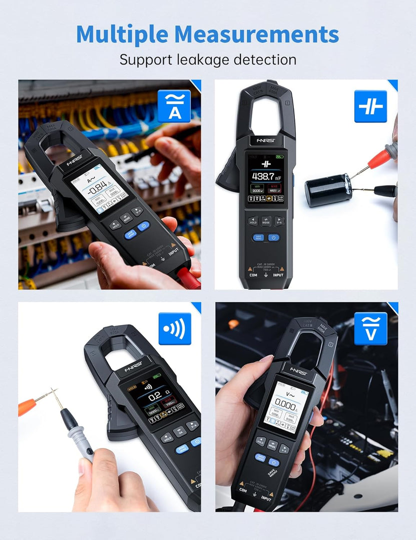 LABART DMC-100 AC/DC Voltage Current Continuity Capacitance Diode Resistance Temperature Clamp Multimeter