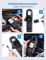 LABART DMC-100 True RMS Digital Clamp Meter – 600A AC/DC Multimeter with NCV & Temperature Measurement
