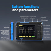 LABART DSO152 Mini Digital Oscilloscope Kit 1 Channel Automotive Scope 2.8