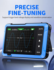 LABART DSO-510 Handheld Oscilloscope DDS Signal Generator 2 in 1 Digital Portable Automotive Oscilloscope 2.8 inch TFT 10MHz Bandwidth