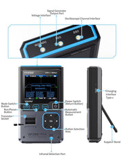 LABART DSO-TC4 3-IN-1 10MHz 48MSa/s Digital Oscilloscope Transistor Tester Signal Generator