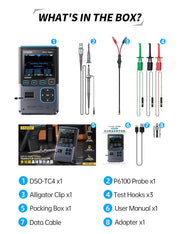 LABART DSO-TC4 3-IN-1 10MHz 48MSa/s Digital Oscilloscope Transistor Tester Signal Generator