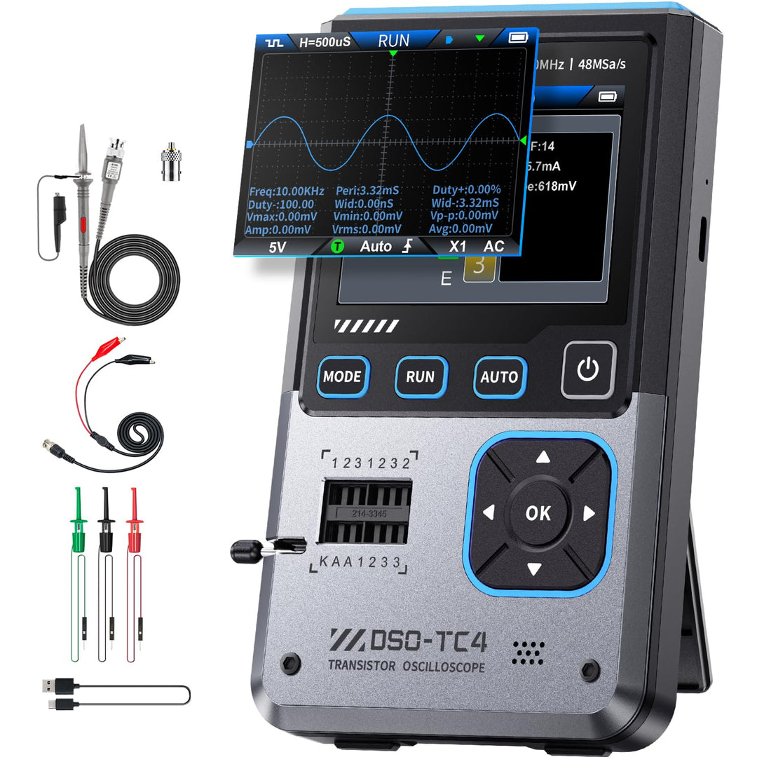 LABART DSO-TC4 3-IN-1 10MHz 48MSa/s Digital Oscilloscope Transistor Tester Signal Generator