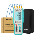Load image into Gallery viewer, LABART 4 Channel Digital Thermocouple, LT-1372 (Temp -200 to 1372 Degree Celsius) with Calibration Certificate
