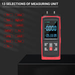 Load image into Gallery viewer, LABART Digital Manometer Dual-Port Manometer Gas Pressure Tester 13 Selectable Units GT5101