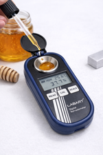 Load image into Gallery viewer, LABART Digital Refractometer for Sugar Content &amp; Honey Brix/R.I./Moisture/Temp/Be' (LB-DR-301)