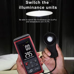 Load image into Gallery viewer, GT1050 Split Type Digital Lux Meter, 0–200,000 Lux with Remote Sensor with Bluetooth