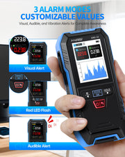LABART 4 in 1 EMF Meter Electromagnetic Field Radiation Detector for EF, RF, MF, Temperature ERD-10