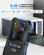 LABART 4 in 1 EMF Meter Electromagnetic Field Radiation Detector for EF, RF, MF, Temperature ERD-10